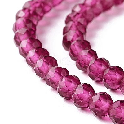 Transparent Glass Beads Strands GLAA-C019-01B-02-1
