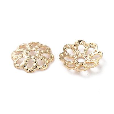 Rack Plating Brass Bead Caps KK-F090-21LG-01-1