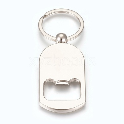 Zinc Alloy Cabochon Settings Bottle Openers X-AJEW-E038-04P-1