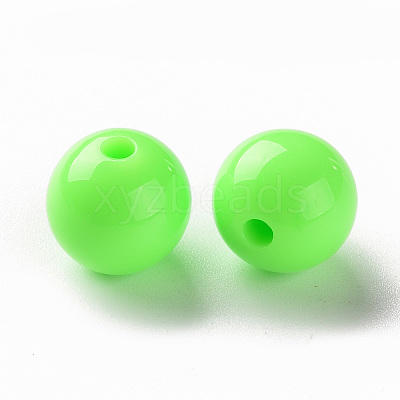 Opaque Acrylic Beads X-MACR-S370-C12mm-A30-1