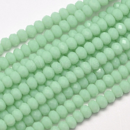 Faceted Rondelle Glass Beads Strands EGLA-J134-3x2mm-A07-1