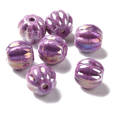 Handmade Pearlized Porcelain Beads X1-PORC-G010-01C-1