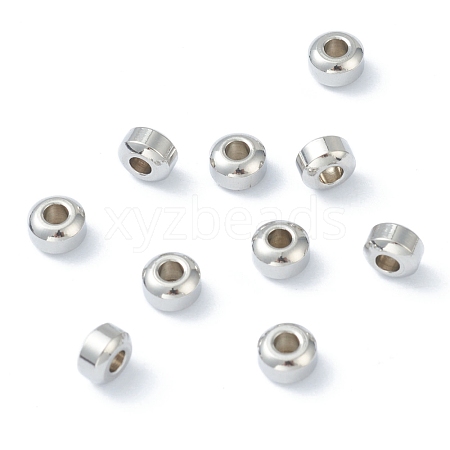 Non-Tarnish 202 Stainless Steel Spacer Beads STAS-H152-04P-1