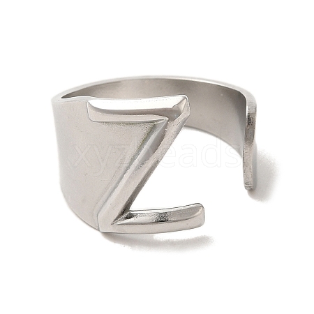 Non-Tarnish 201 Stainless Steel Finger Rings RJEW-H223-04P-Z-1