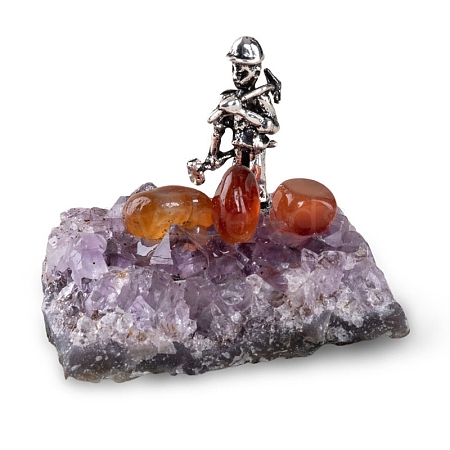 Natural Amethyst Cluster Ornaments PW-WG37425-04-1