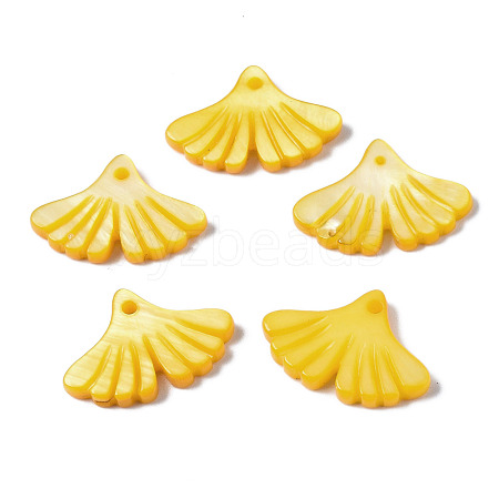 Natural Freshwater Shell Pendants SHEL-N026-163E-1