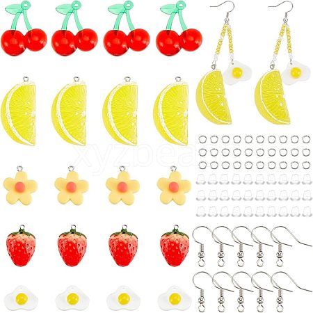 CHGCRAFT DIY Fruit Dangle Earring Making Kits DIY-CA0004-11-1