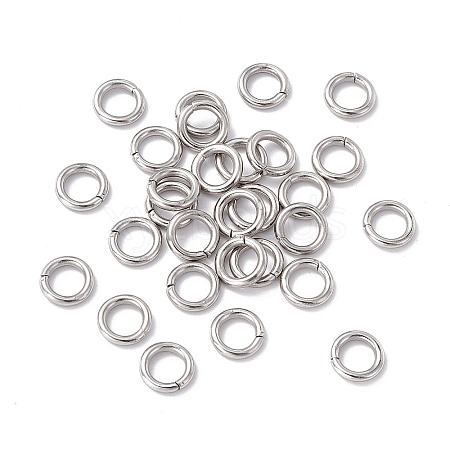 Non-Tarnish 304 Stainless Steel Open Jump Rings STAS-C040-01E-P-1