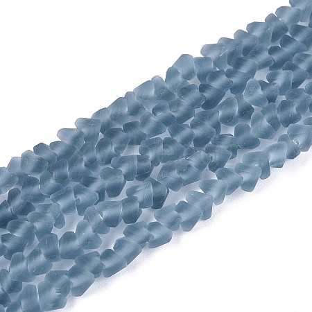 Frosted Transparent Glass Beads Strands LS-GLAA-N016-4mm-29-1