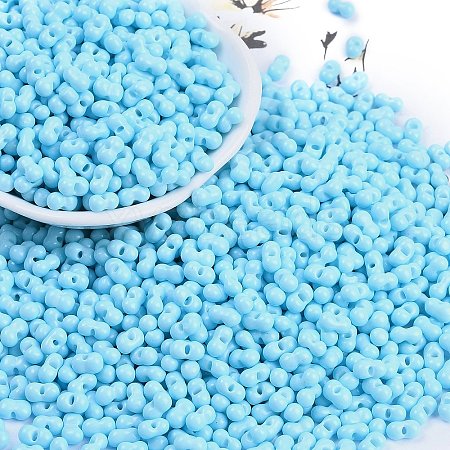 Baking Paint Glass Seed Beads SEED-K010-A20-1