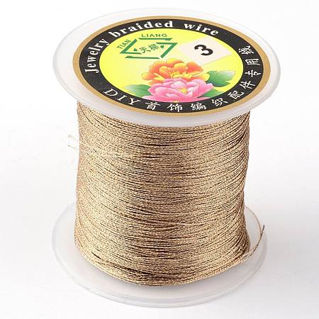 Round Metallic Thread MCOR-L001-0.8mm-15-1