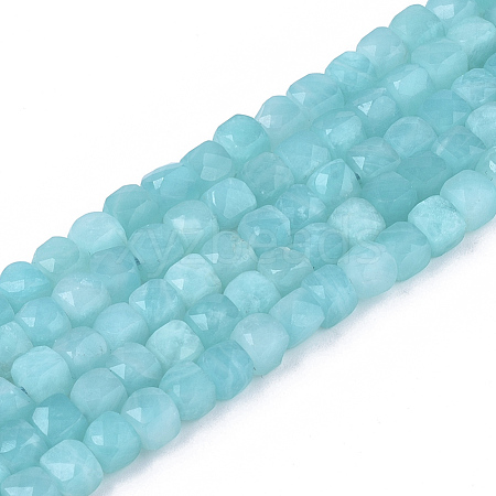 Natural Amazonite Beads Strands G-S362-004-1