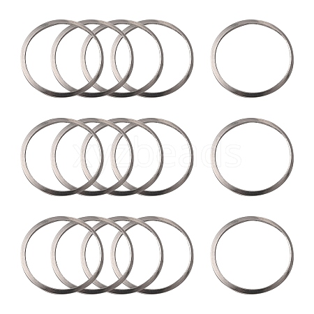 Tarnish Resistant 201 Stainless Steel Linking Rings STAS-F192-001P-03-1