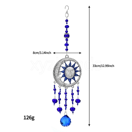 Moon & Sun Glass Suncatchers PW-WG8DE46-04-1