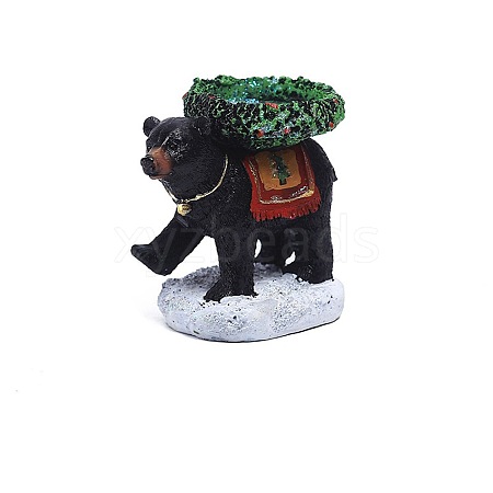 Christmas Bear Candle Holder Home Creative Decoration PW-WG60F1C-02-1