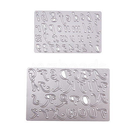 Letter and Number Frame Metal Cutting Dies Stencils DIY-PH0019-28-1
