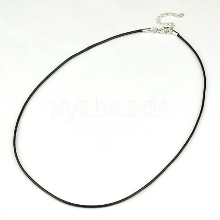 Waxed Cotton Cord Necklace Making X-NJEW-A279-2.0mm-01-1