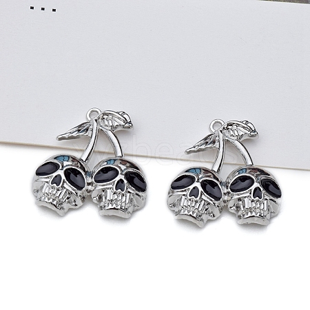 Alloy Enamel Pendants PW-WG44746-02-1