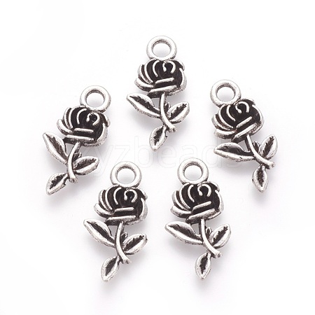 Tibetan Style Alloy Pendants PALLOY-WH0054-01AS-1