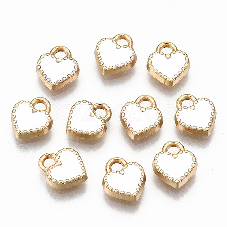 Alloy Enamel Charms X-ENAM-S126-015A-RS-1