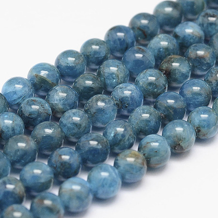 Natural Apatite Bead Strands G-P204-09-7mm-1