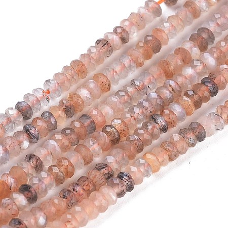 Natural Multi-Moonstone Beads Strands X-G-R475-002A-1