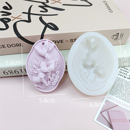 Flower Pendant DIY Food Grade Silicone Mold PW-WG25212-04-1