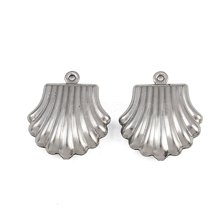 304 Stainless Steel Pendants STAS-L297-15B-P-1