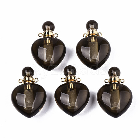 Natural Smoky Quartz Pendants G-T131-16B-1