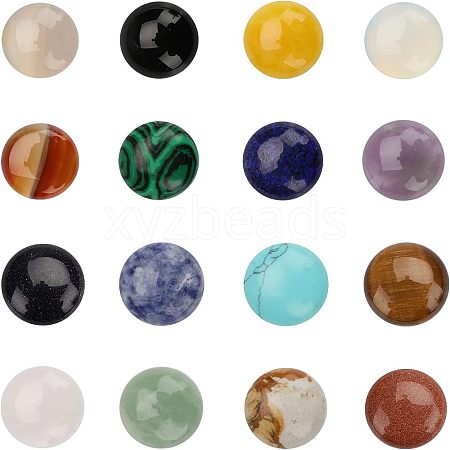 Mixed Gemstone Cabochons G-GA0001-07-1