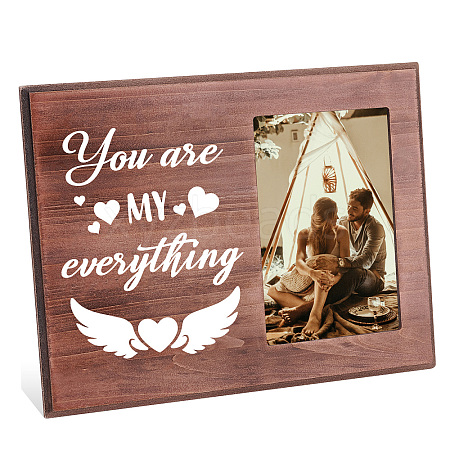 MDF Wood Photo Frames DIY-WH0231-056-1