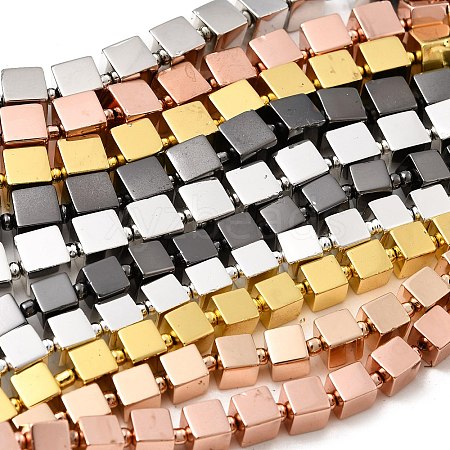 Electroplate Glass Beads Strands EGLA-F166-03B-1