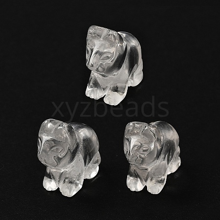 Chinese Zodiac Natural Quartz Crystal Carved Beads G-D300-01H-1