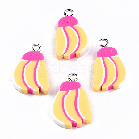 Handmade Polymer Clay Pendants CLAY-T016-76-1