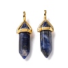 Natural Sodalite Pointed Pendants G-K329-41G-2