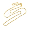 Brass Satellite Chain Necklaces NJEW-B119-03G-2