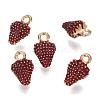 Alloy Enamel Pendants X-PALLOY-F248-062LG-1