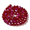 Electroplate Transparent Glass Beads Strands LS-EGLA-A035-T10mm-L07-2