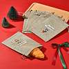 12Pcs 12 Styles Christmas Printed Burlap Packing Pouches Drawstring Bags ABAG-FS0001-03B-9