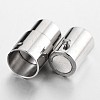 304 Stainless Steel Magnetic Screw Clasps X-STAS-e006-42-2