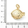 Brass Micro Pave Clear Cubic Zirconia Photo Locket Pendants X-KK-A303-15A-G-2