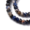 Natural Sodalite Beads Strands G-G139-B22-01-4