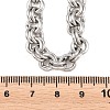 7MM 304 Stainless Steel Double Link Chain Necklaces for Women SA-H001-24P-5