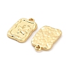 Rack Plating Alloy Pendants PALLOY-Q005-08G-2