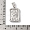 Non-Tarnish 304 Stainless Steel Pendants STAS-Z075-11P-3