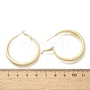 Brass Hoop Earrings for Women EJEW-A121-18B-G-3