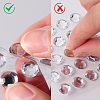 Gorgecraft 10 Sheets Transparent Acrylic Rhinestone Sticker DIY-GF0009-14B-6