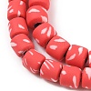 Handmade Polymer Clay Beads Strand CLAY-Z002-01R-2