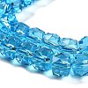 Transparent Glass Beads Strands EGLA-K071-01K-3