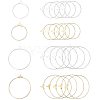 Brass Hoop Earring Findings KK-PH0036-14-1